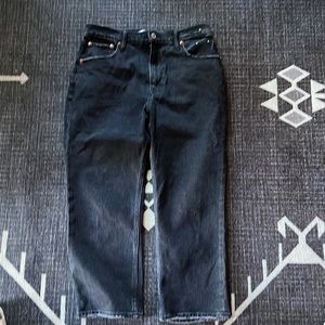 Ankle straight ultra high rise 27 extra short inseam